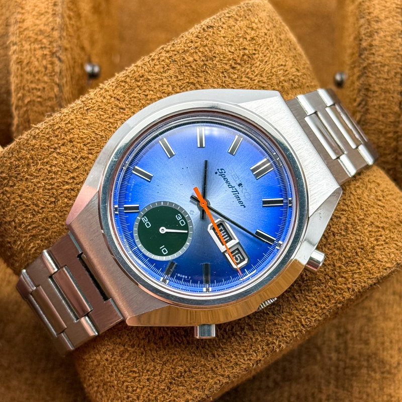 Seiko Seiko - Speed-Timer Chronograph 流光 (Ryūkō) – Flowing Light - 6139-8040 - Men - 1977 vintage watch - image 21