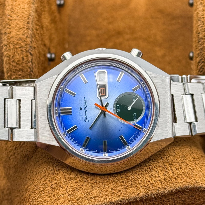 Seiko Seiko - Speed-Timer Chronograph 流光 (Ryūkō) – Flowing Light - 6139-8040 - Men - 1977 vintage watch - image 30
