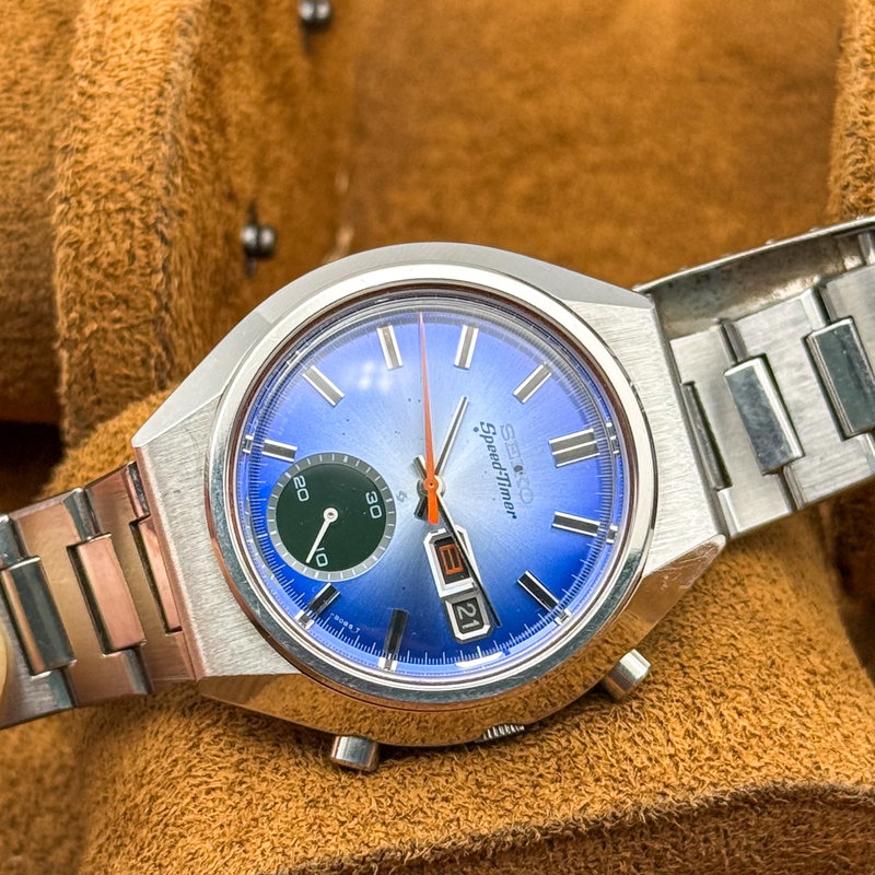 Seiko Seiko - Speed-Timer Chronograph 流光 (Ryūkō) – Flowing Light - 6139-8040 - Men - 1977 vintage watch - image 31