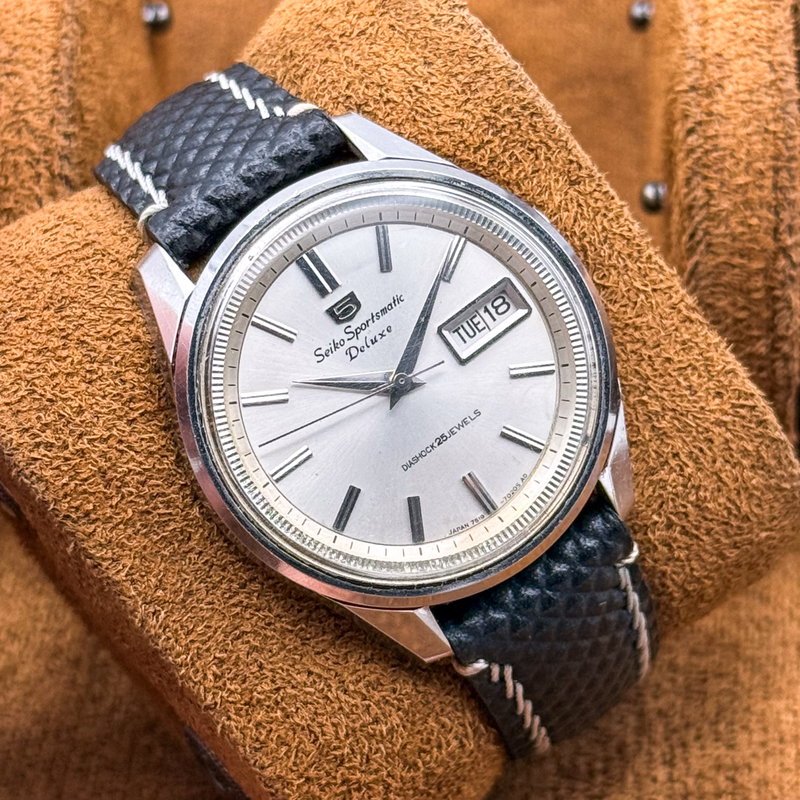 Seiko Seiko - Sportsmatic Deluxe 律光 (Ritsukō) – Rhythmic Light - No reserve price - 7619-7010 - Men - 1966 vintage watch - image 8