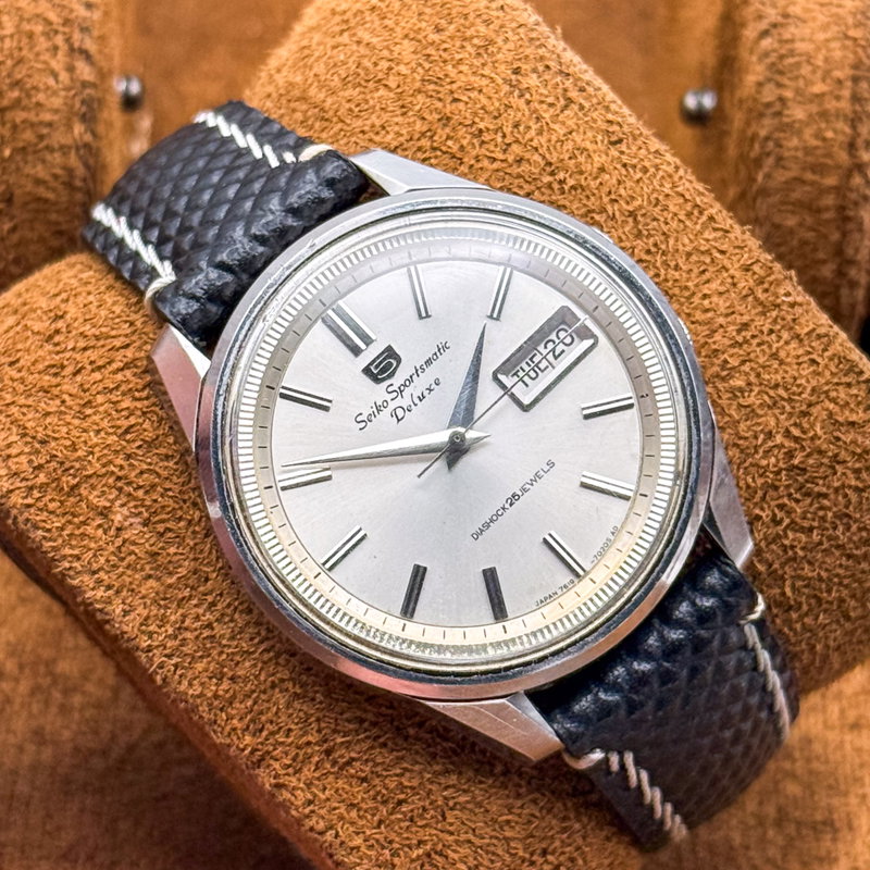 Seiko Seiko - Sportsmatic Deluxe 律光 (Ritsukō) – Rhythmic Light - No reserve price - 7619-7010 - Men - 1966 vintage watch - image 12