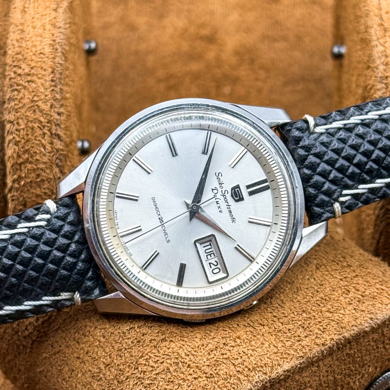 Seiko Seiko - Sportsmatic Deluxe 律光 (Ritsukō) – Rhythmic Light - No reserve price - 7619-7010 - Men - 1966 vintage watch - image 13