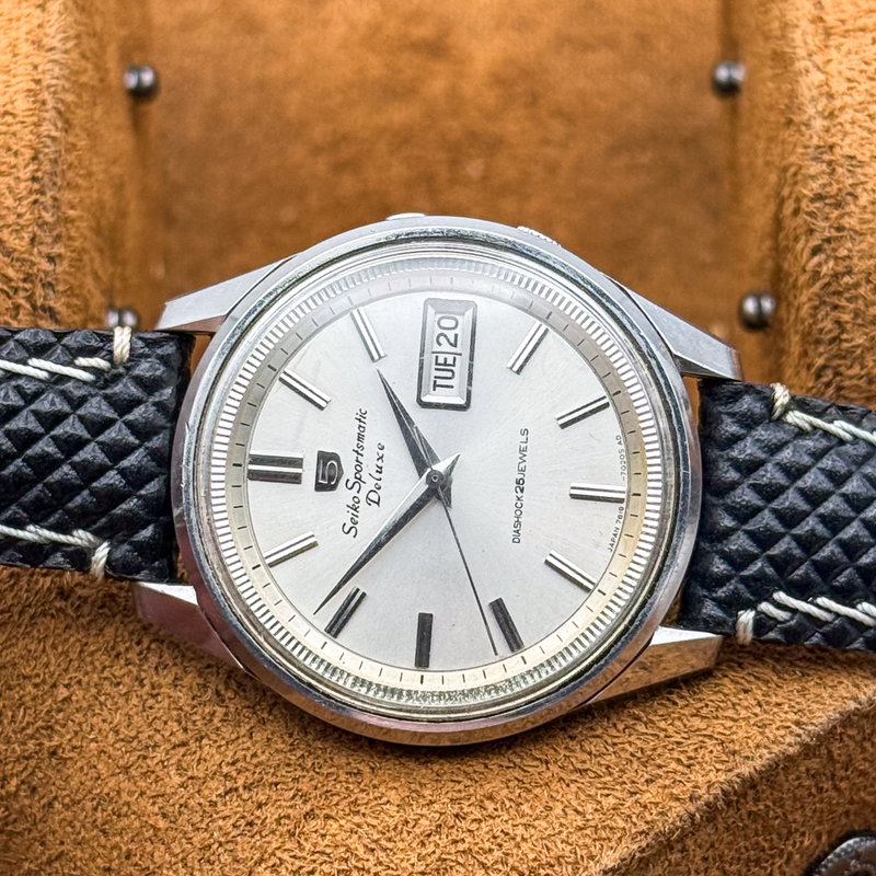 Seiko Seiko - Sportsmatic Deluxe 律光 (Ritsukō) – Rhythmic Light - No reserve price - 7619-7010 - Men - 1966 vintage watch - image 15