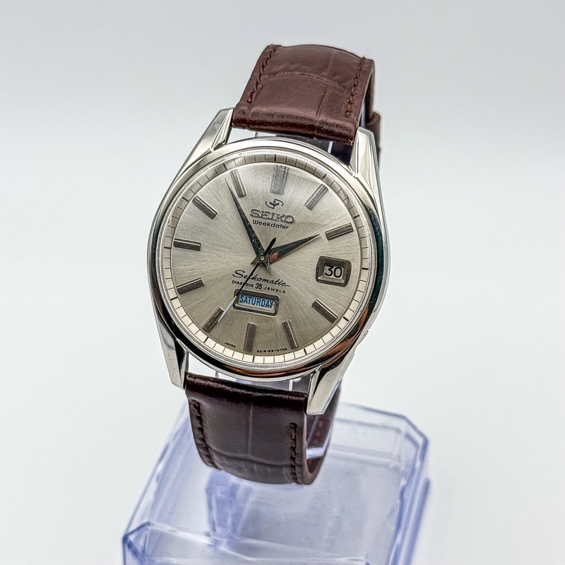 Seiko Seiko - Seikomatic Weekdater 銀輝 (Ginki) – Silver Radiance - No reserve price - 6218-8971 - Men - 1964 vintage watch - image 2