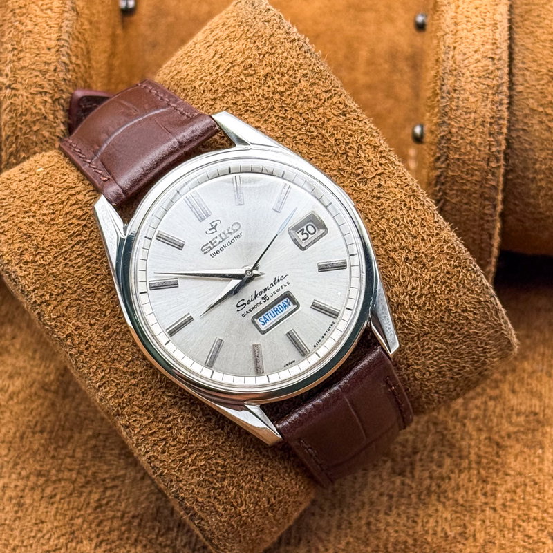 Seiko Seiko - Seikomatic Weekdater 銀輝 (Ginki) – Silver Radiance - No reserve price - 6218-8971 - Men - 1964 vintage watch - image 11