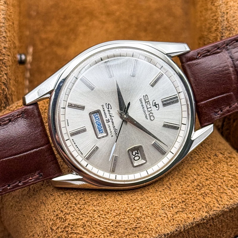 Seiko Seiko - Seikomatic Weekdater 銀輝 (Ginki) – Silver Radiance - No reserve price - 6218-8971 - Men - 1964 vintage watch - image 18