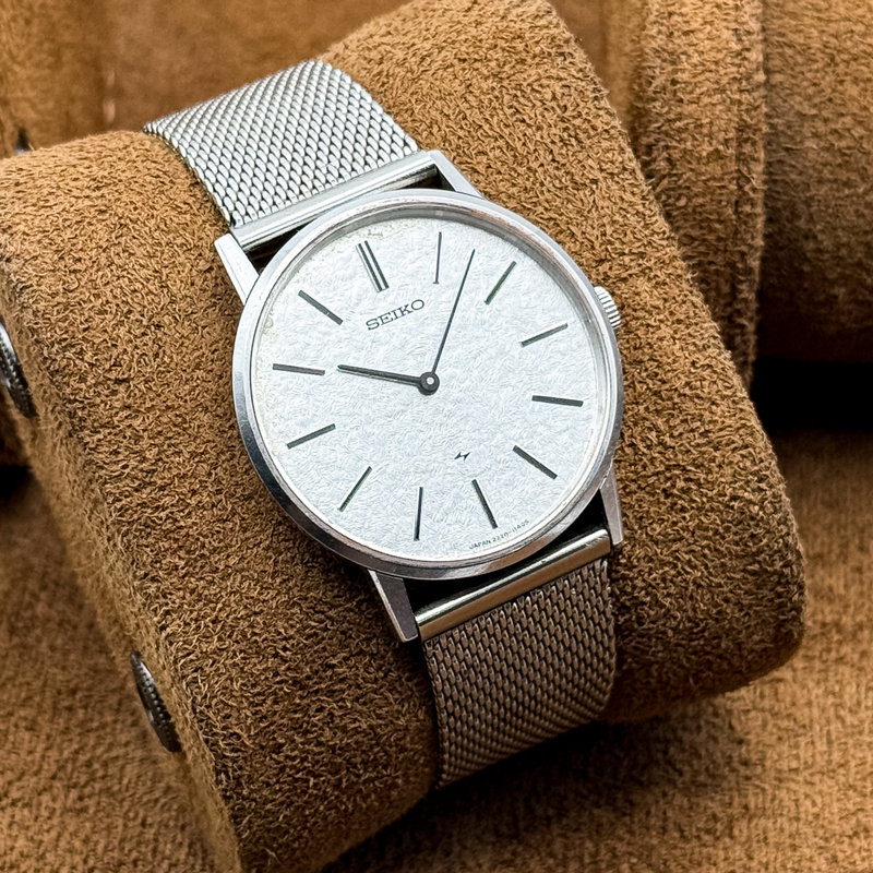 Seiko Seiko - 縁光 (Enkō) – Framed Light - No Reserve Price - 2220-0430 - Men - 1977 vintage watch - image 4