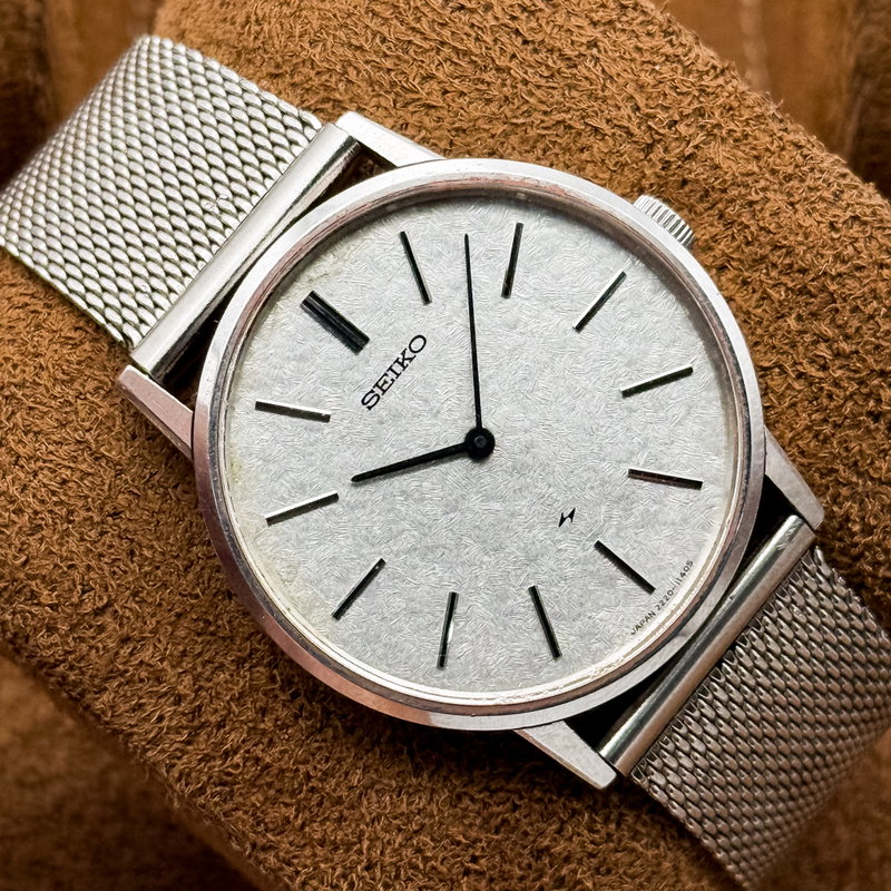 Seiko Seiko - 縁光 (Enkō) – Framed Light - No Reserve Price - 2220-0430 - Men - 1977 vintage watch - image 9