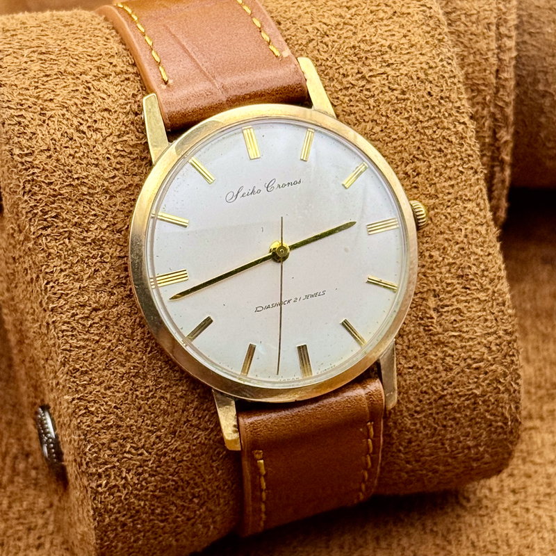 Seiko Seiko - Cronos "14K GOLD-FILLED" [Serviced] 風雅 (Fūga) – Elegant Wind - Ingen mindstepris - Men - 1960 vintage watch - image 3