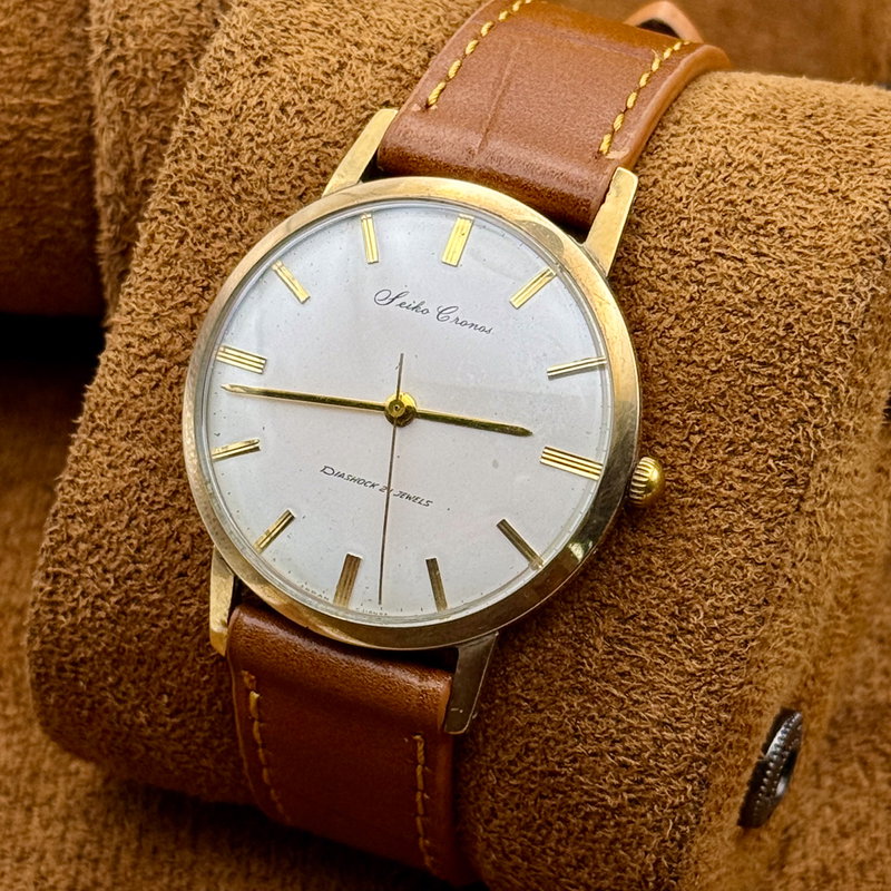Seiko Seiko - Cronos "14K GOLD-FILLED" [Serviced] 風雅 (Fūga) – Elegant Wind - Ingen mindstepris - Men - 1960 vintage watch - image 4