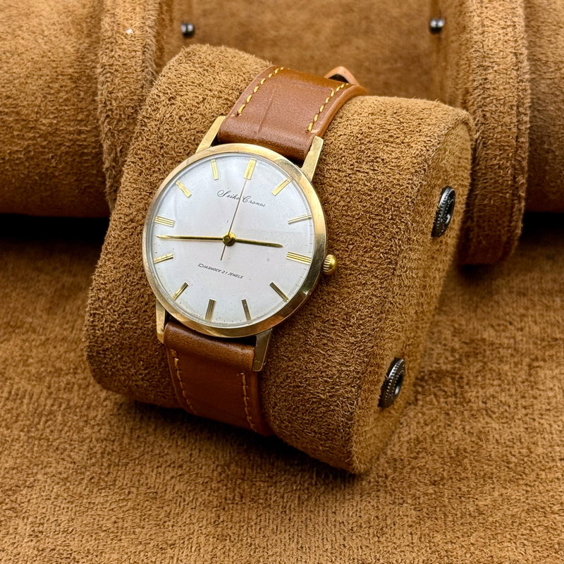 Seiko Seiko - Cronos "14K GOLD-FILLED" [Serviced] 風雅 (Fūga) – Elegant Wind - Ingen mindstepris - Men - 1960 vintage watch - image 10