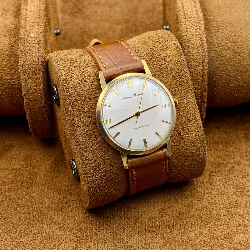 Seiko Seiko - Cronos "14K GOLD-FILLED" [Serviced] 風雅 (Fūga) – Elegant Wind - Ingen mindstepris - Men - 1960 vintage watch - image 11