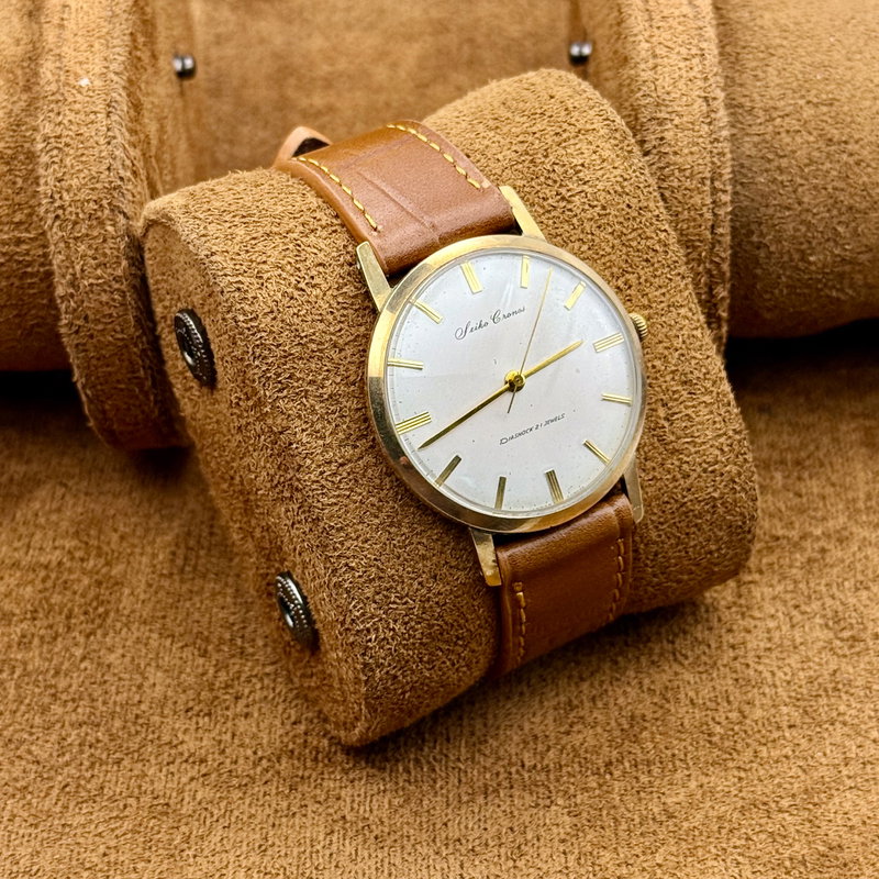 Seiko Seiko - Cronos "14K GOLD-FILLED" [Serviced] 風雅 (Fūga) – Elegant Wind - Ingen mindstepris - Men - 1960 vintage watch - image 12