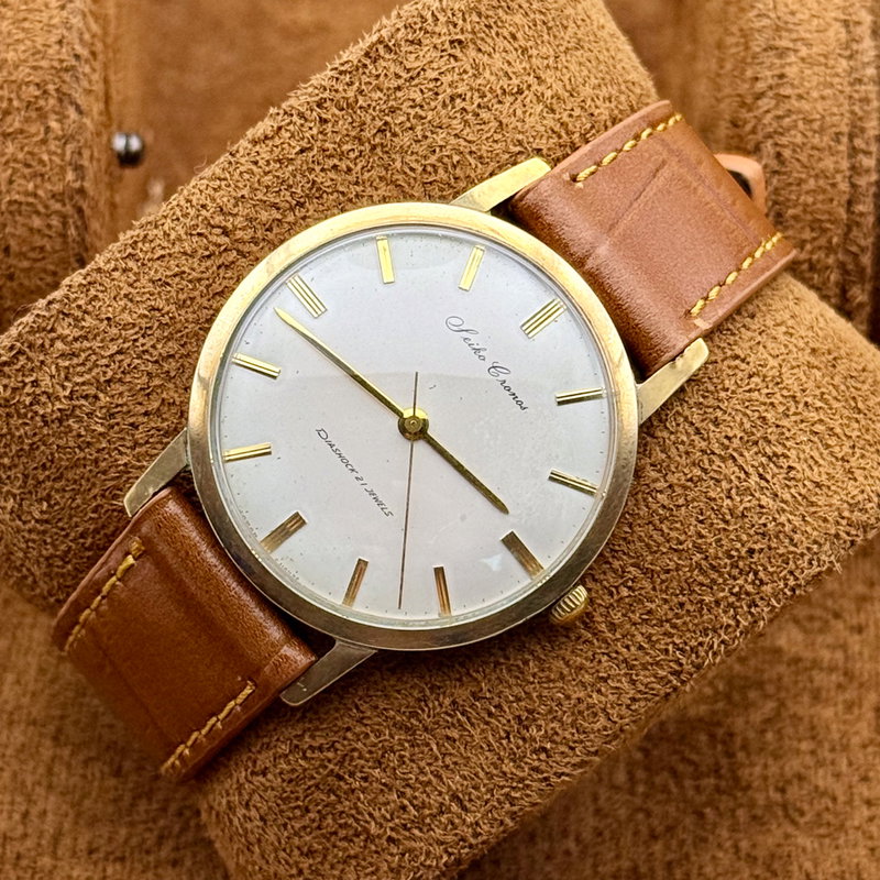Seiko Seiko - Cronos "14K GOLD-FILLED" [Serviced] 風雅 (Fūga) – Elegant Wind - Ingen mindstepris - Men - 1960 vintage watch - image 13