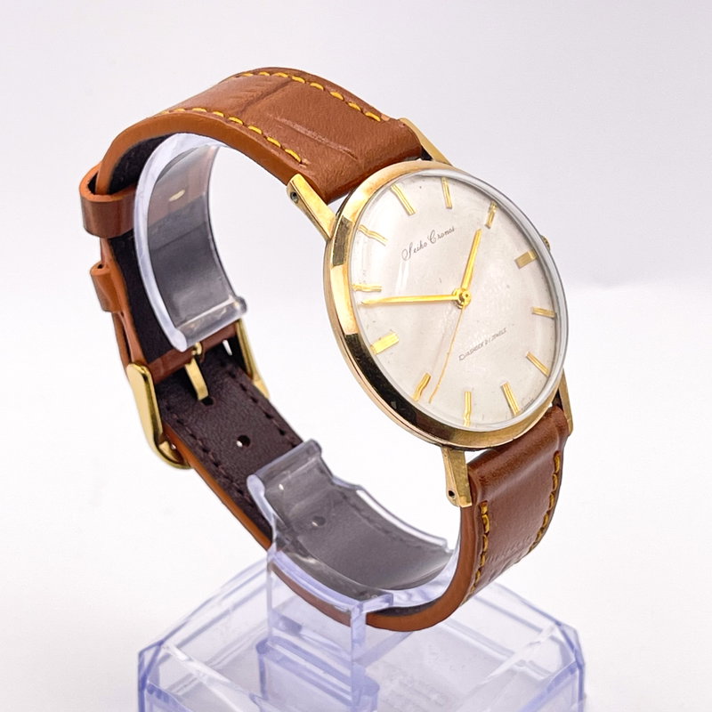 Seiko Seiko - Cronos "14K GOLD-FILLED" [Serviced] 風雅 (Fūga) – Elegant Wind - Ingen mindstepris - Men - 1960 vintage watch - image 22