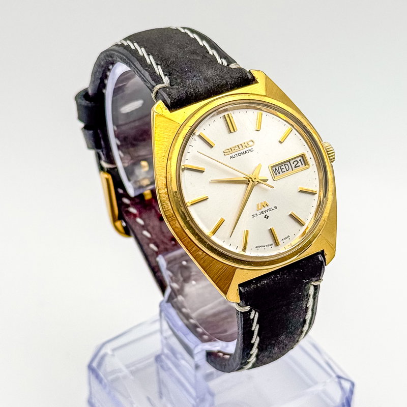 Seiko Seiko - Lord Matic "Silver Sunburst" - No Reserve Price - 5606-7000 - Men - 1970-1979 vintage watch - image 3