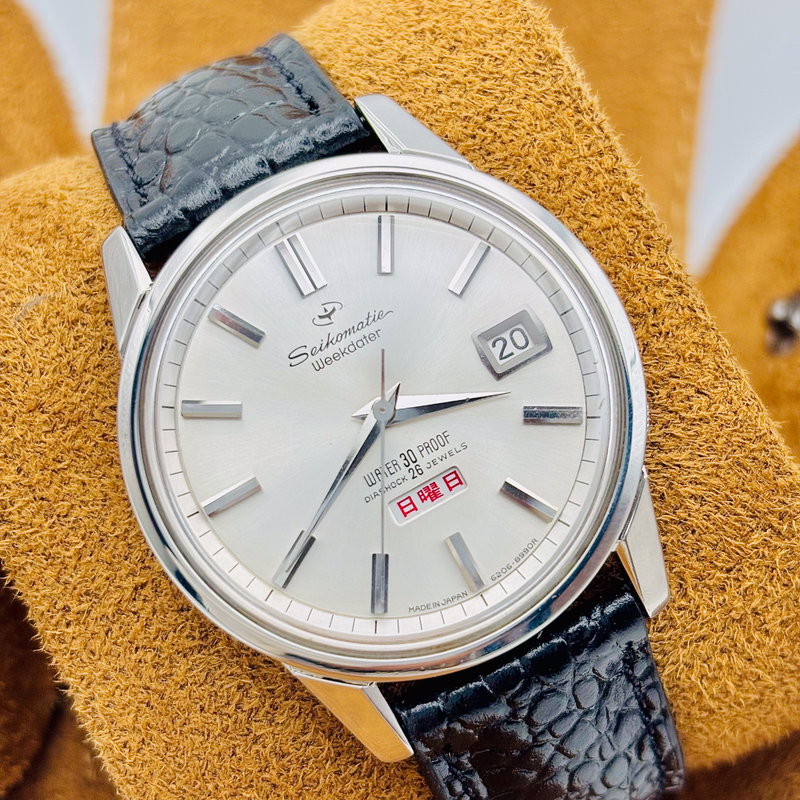 Seiko Seiko - Seikomatic Weekdater [Near-Mint] 静影 (Seiei) – Silent Reflection - No Reserve Price - 6206-8990 - Men - 1965 vintage watch - image 2