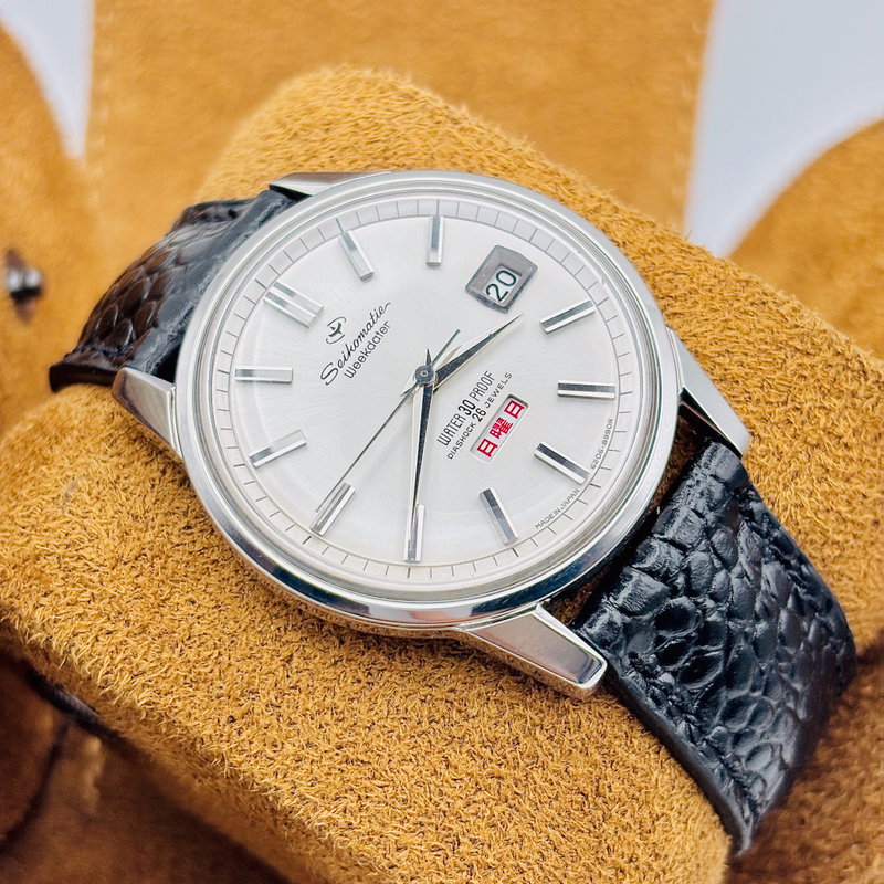 Seiko Seiko - Seikomatic Weekdater [Near-Mint] 静影 (Seiei) – Silent Reflection - No Reserve Price - 6206-8990 - Men - 1965 vintage watch - image 3