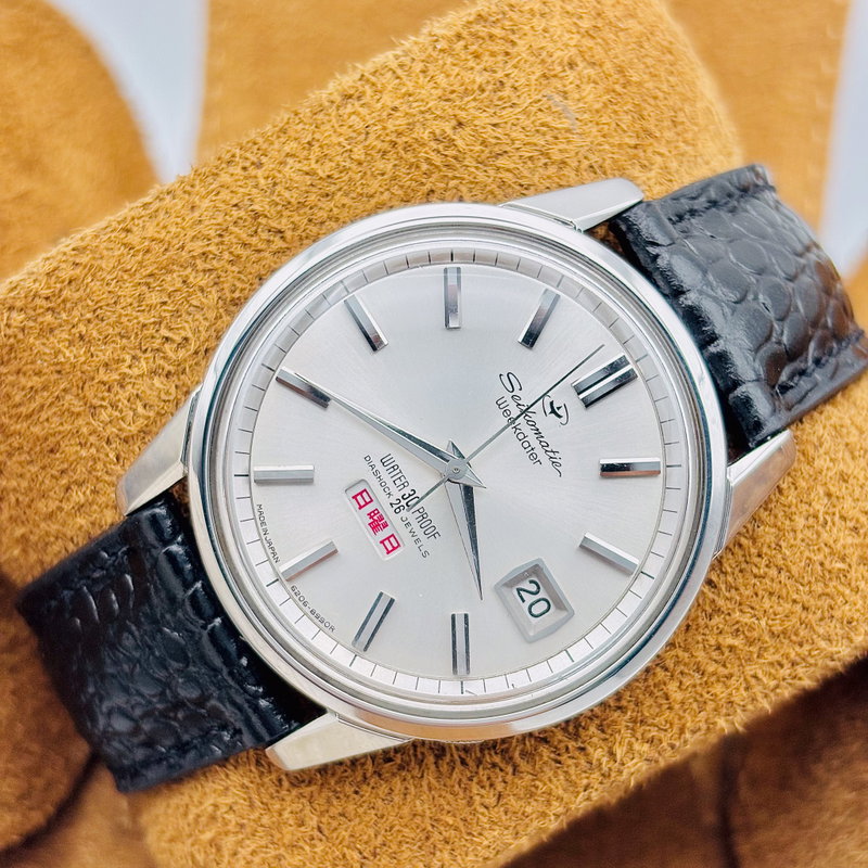 Seiko Seiko - Seikomatic Weekdater [Near-Mint] 静影 (Seiei) – Silent Reflection - No Reserve Price - 6206-8990 - Men - 1965 vintage watch - image 5