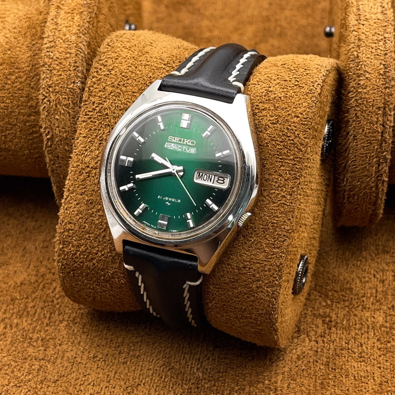 Seiko Seiko - 5Actus "Vivid Green" [Serviced] 時色 (Jishoku) – Color of Time - No Reserve Price - 7019-8010 - Men - 1969 vintage watch - image 7