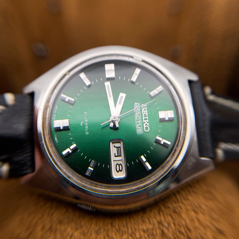 Seiko Seiko - 5Actus "Vivid Green" [Serviced] 時色 (Jishoku) – Color of Time - No Reserve Price - 7019-8010 - Men - 1969 vintage watch - image 12