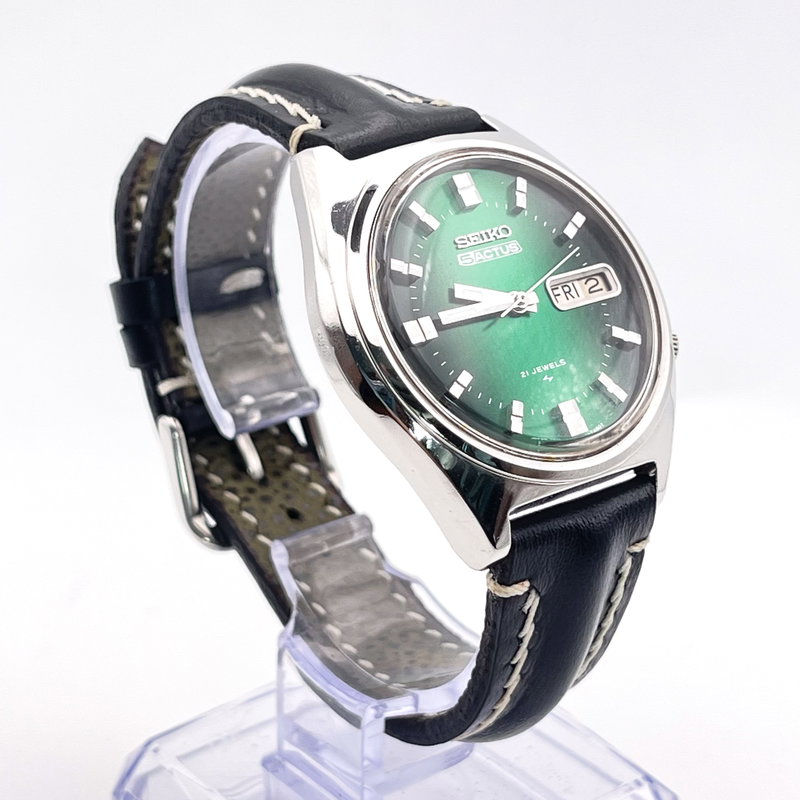 Seiko Seiko - 5Actus "Vivid Green" [Serviced] 時色 (Jishoku) – Color of Time - No Reserve Price - 7019-8010 - Men - 1969 vintage watch - image 21