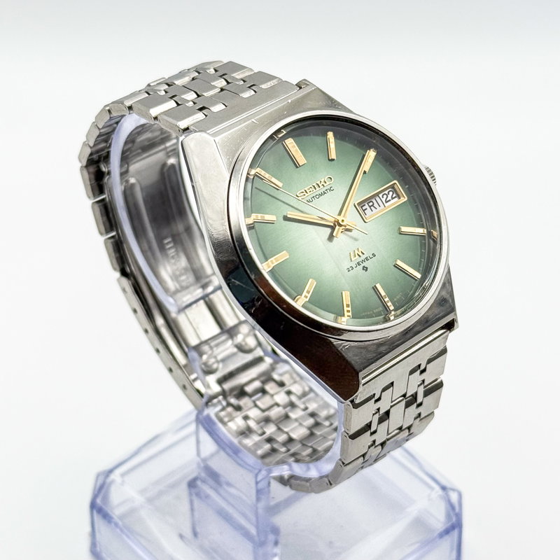 Seiko Seiko - Lord Matic "Gradient Green Sunburst" 幻明 (Genmei) – Illusory Light - No reserve price - 5606-8110 - Men - 1975 vintage watch - image 4