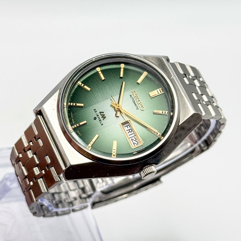 Seiko Seiko - Lord Matic "Gradient Green Sunburst" 幻明 (Genmei) – Illusory Light - No reserve price - 5606-8110 - Men - 1975 vintage watch - image 9