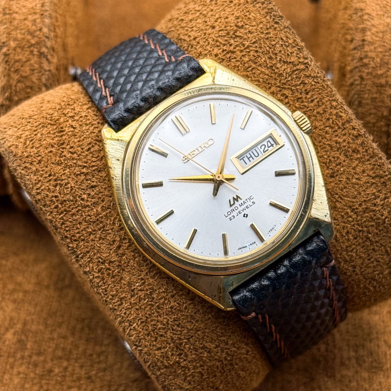 Seiko Seiko - Lord Matic 金霞 (Kin Kasumi) – Golden Haze - No reserve price - 5606-7000 - Men - 1970-1979 vintage watch - image 16