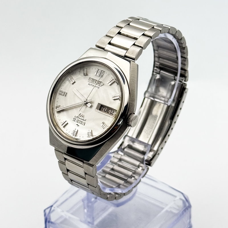 Seiko Seiko - LM Special "Gradient White Sunburst" [Near-Mint] 夜霜 (Yasō) – Night Frost - Ingen mindstepris - 5206-6150 - Men - 1973 vintage watch - image 2