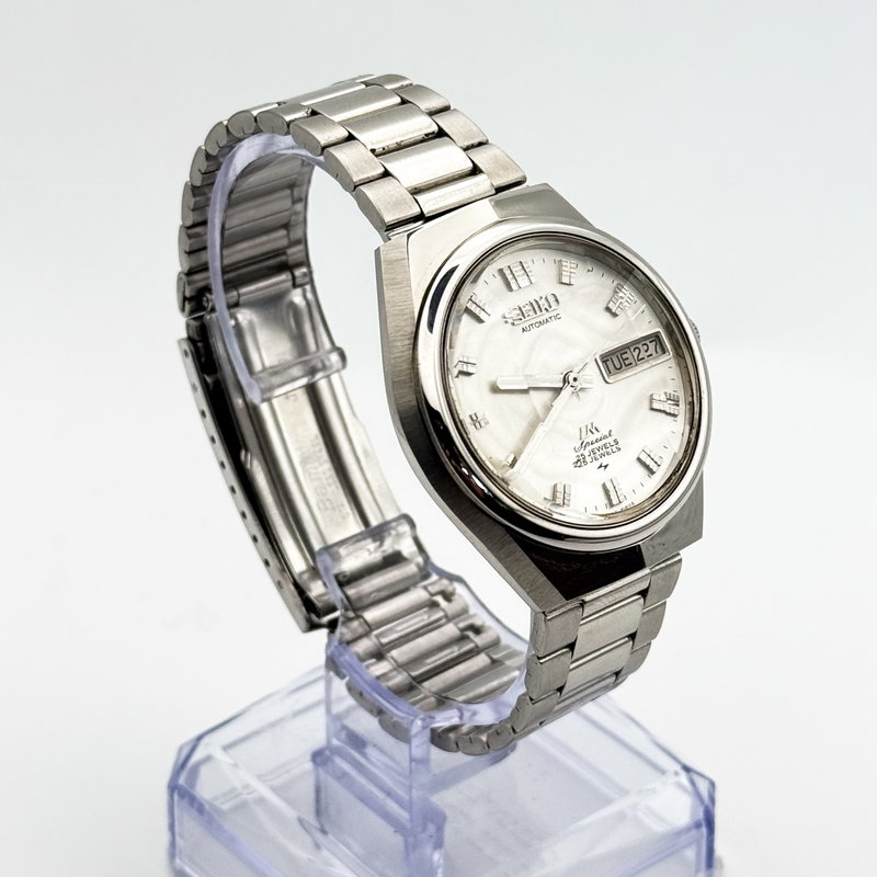 Seiko Seiko - LM Special "Gradient White Sunburst" [Near-Mint] 夜霜 (Yasō) – Night Frost - Ingen mindstepris - 5206-6150 - Men - 1973 vintage watch - image 4