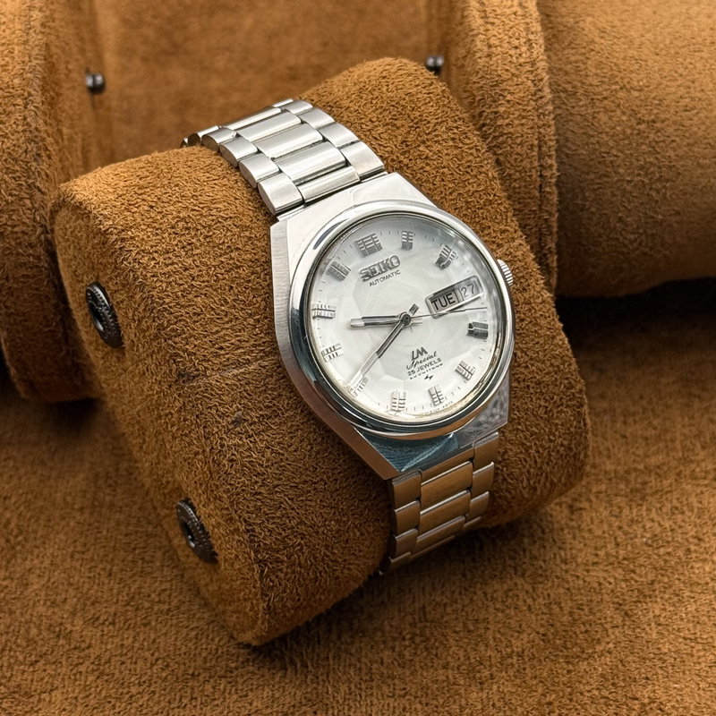 Seiko Seiko - LM Special "Gradient White Sunburst" [Near-Mint] 夜霜 (Yasō) – Night Frost - Ingen mindstepris - 5206-6150 - Men - 1973 vintage watch - image 12