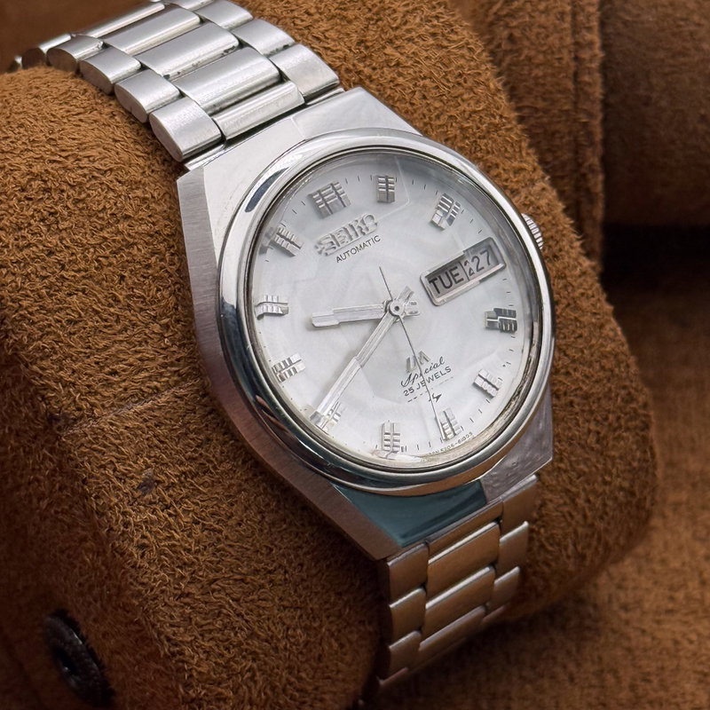 Seiko Seiko - LM Special "Gradient White Sunburst" [Near-Mint] 夜霜 (Yasō) – Night Frost - Ingen mindstepris - 5206-6150 - Men - 1973 vintage watch - image 14