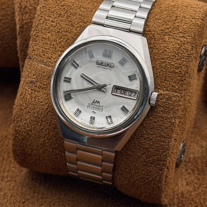 Seiko Seiko - LM Special "Gradient White Sunburst" [Near-Mint] 夜霜 (Yasō) – Night Frost - Ingen mindstepris - 5206-6150 - Men - 1973 vintage watch - image 16