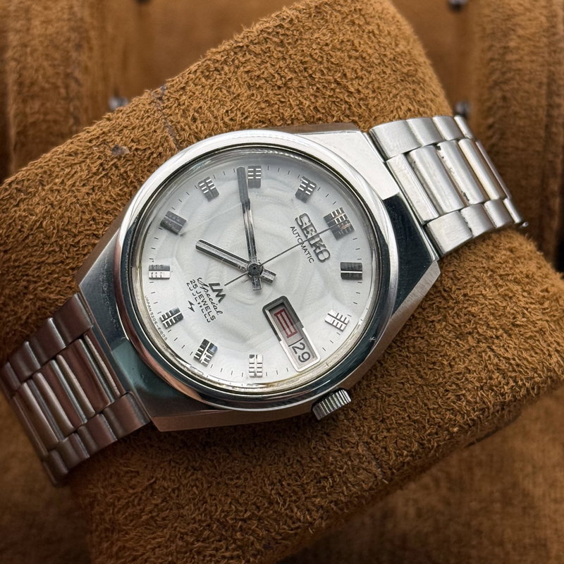Seiko Seiko - LM Special "Gradient White Sunburst" [Near-Mint] 夜霜 (Yasō) – Night Frost - Ingen mindstepris - 5206-6150 - Men - 1973 vintage watch - image 17