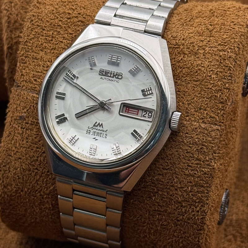 Seiko Seiko - LM Special "Gradient White Sunburst" [Near-Mint] 夜霜 (Yasō) – Night Frost - Ingen mindstepris - 5206-6150 - Men - 1973 vintage watch - image 18