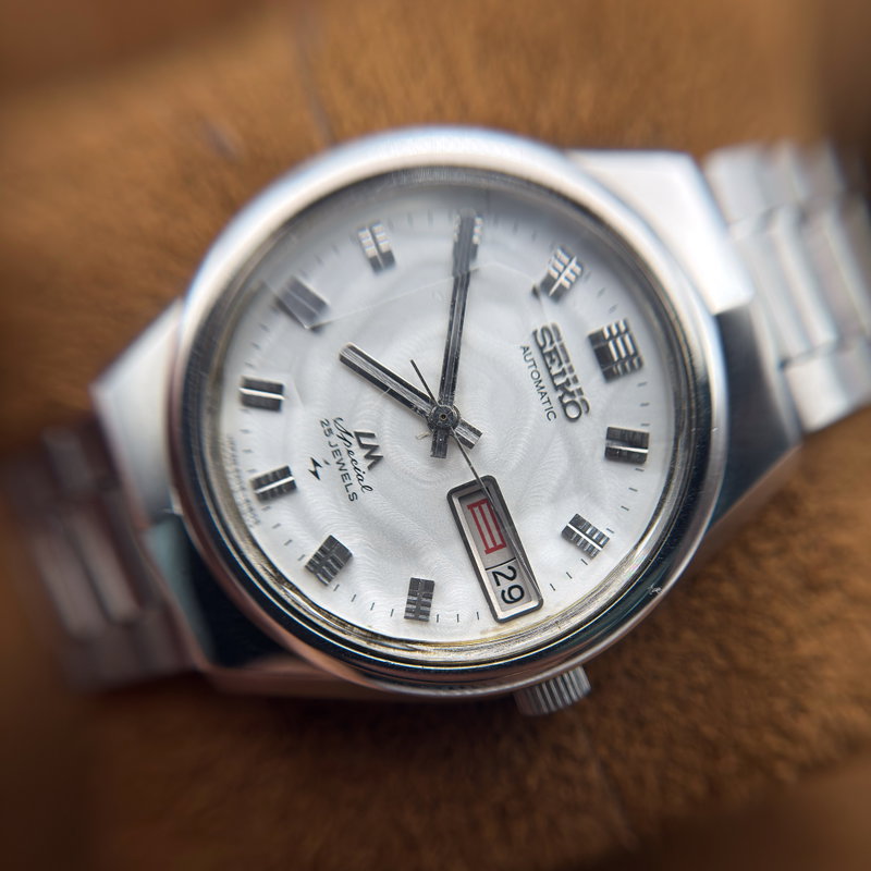 Seiko Seiko - LM Special "Gradient White Sunburst" [Near-Mint] 夜霜 (Yasō) – Night Frost - Ingen mindstepris - 5206-6150 - Men - 1973 vintage watch - image 19