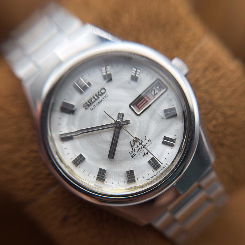 Seiko Seiko - LM Special "Gradient White Sunburst" [Near-Mint] 夜霜 (Yasō) – Night Frost - Ingen mindstepris - 5206-6150 - Men - 1973 vintage watch - image 20