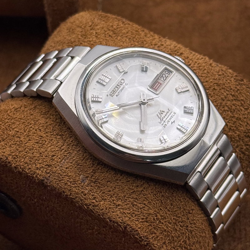 Seiko Seiko - LM Special "Gradient White Sunburst" [Near-Mint] 夜霜 (Yasō) – Night Frost - Ingen mindstepris - 5206-6150 - Men - 1973 vintage watch - image 24
