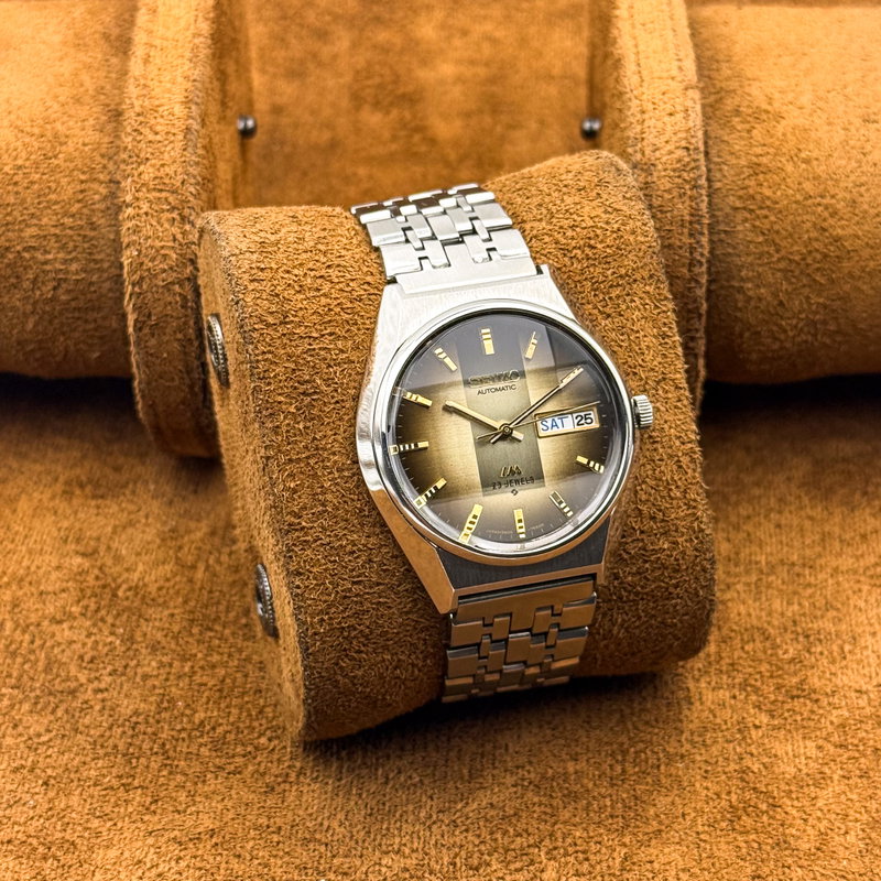 Seiko Seiko - Lord Matic "Golden Gradient Sunburst" 静輝 – Seiki – Quiet Radiance - 5606-8110 - Men - 1975 vintage watch - image 13