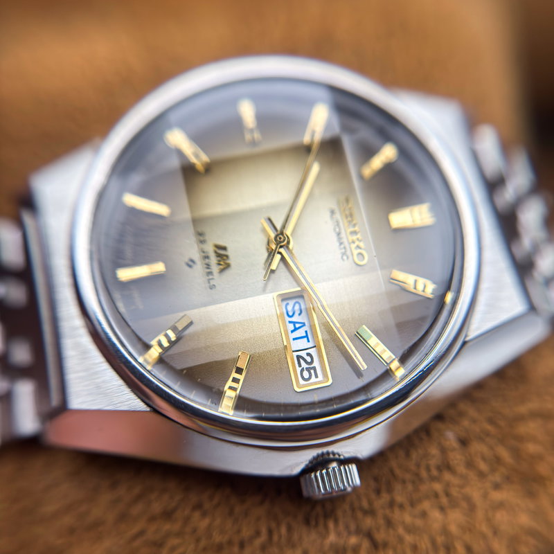 Seiko Seiko - Lord Matic "Golden Gradient Sunburst" 静輝 – Seiki – Quiet Radiance - 5606-8110 - Men - 1975 vintage watch - image 21