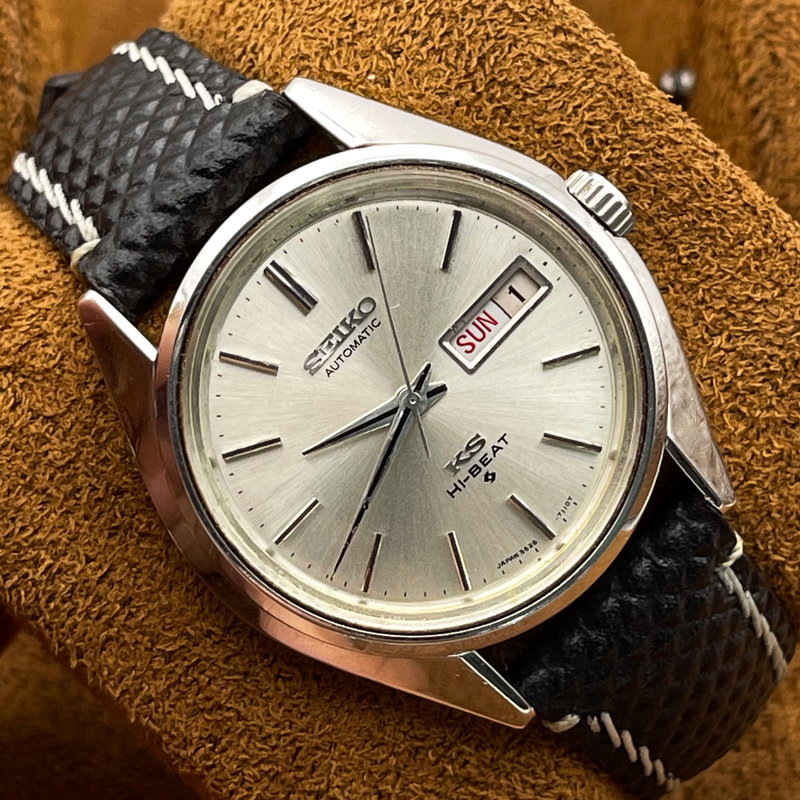 Seiko Seiko - King Seiko Hi-Beat "Serviced" 王月 (Ōgetsu) – Royal Moon - 5626-7113 - Men - 1973 vintage watch - image 4