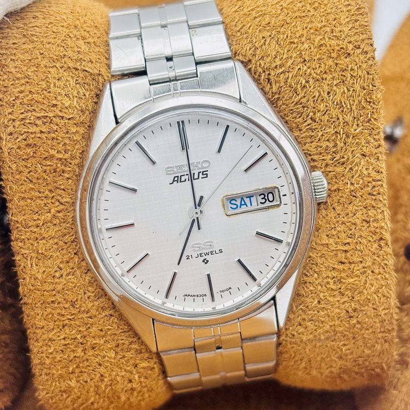null Seiko - Actus 光精 (Kōsei) – Light Essence - No Reserve Price - 6306-7010 - Men - 1976 vintage watch - image 12