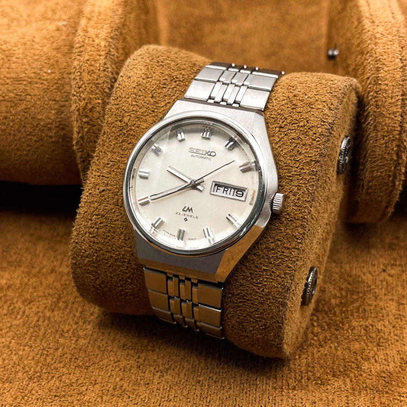 Seiko Seiko - Lord Matic [Near-NOS] 真珠光 (Shinjūkō) – Pearl Light - No Reserve Price - 5606-8010 - Men - 1975 vintage watch - image 3