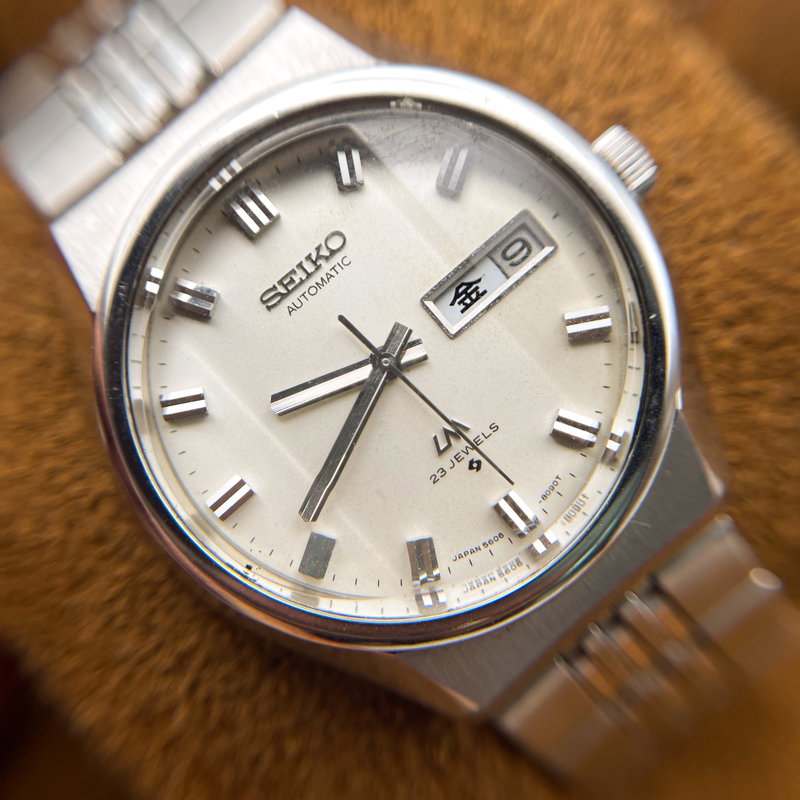Seiko Seiko - Lord Matic [Near-NOS] 真珠光 (Shinjūkō) – Pearl Light - No Reserve Price - 5606-8010 - Men - 1975 vintage watch - image 11