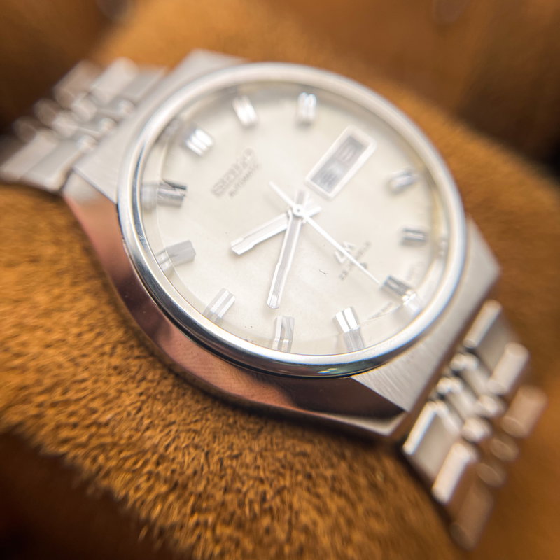 Seiko Seiko - Lord Matic [Near-NOS] 真珠光 (Shinjūkō) – Pearl Light - No Reserve Price - 5606-8010 - Men - 1975 vintage watch - image 12