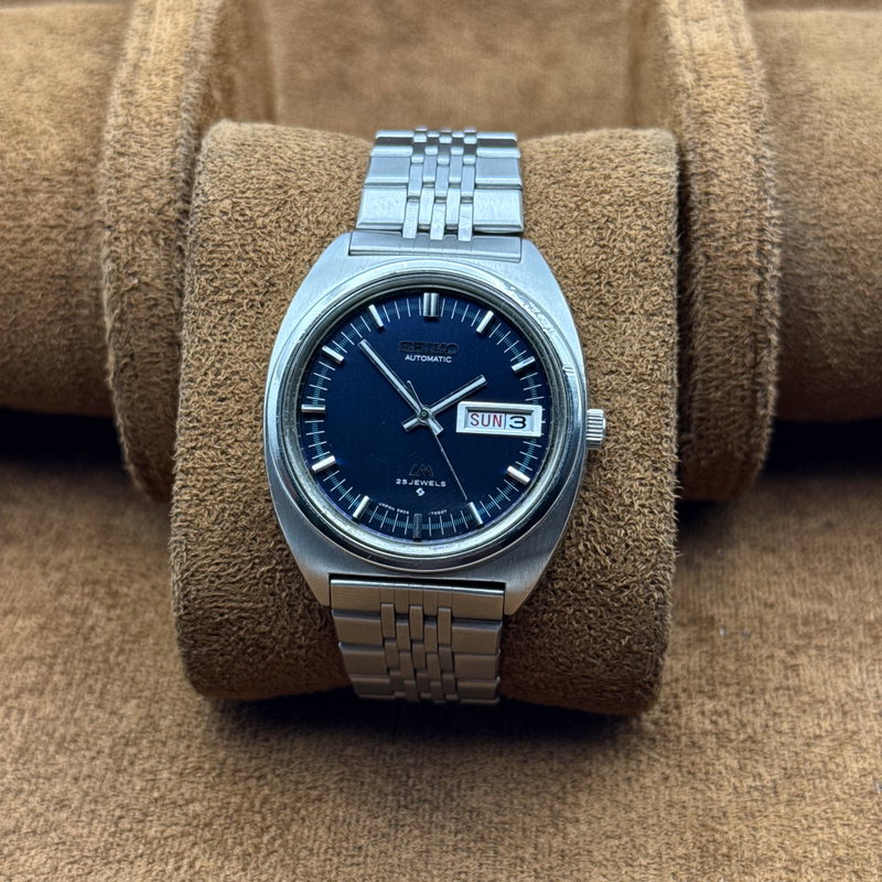 Seiko Seiko - Lord Matic "Blue Sunburst" 煌玉 (Kōgyoku) – Radiant Gem - No reserve price - 5606-7140 - Men - 1971 vintage watch - image 5