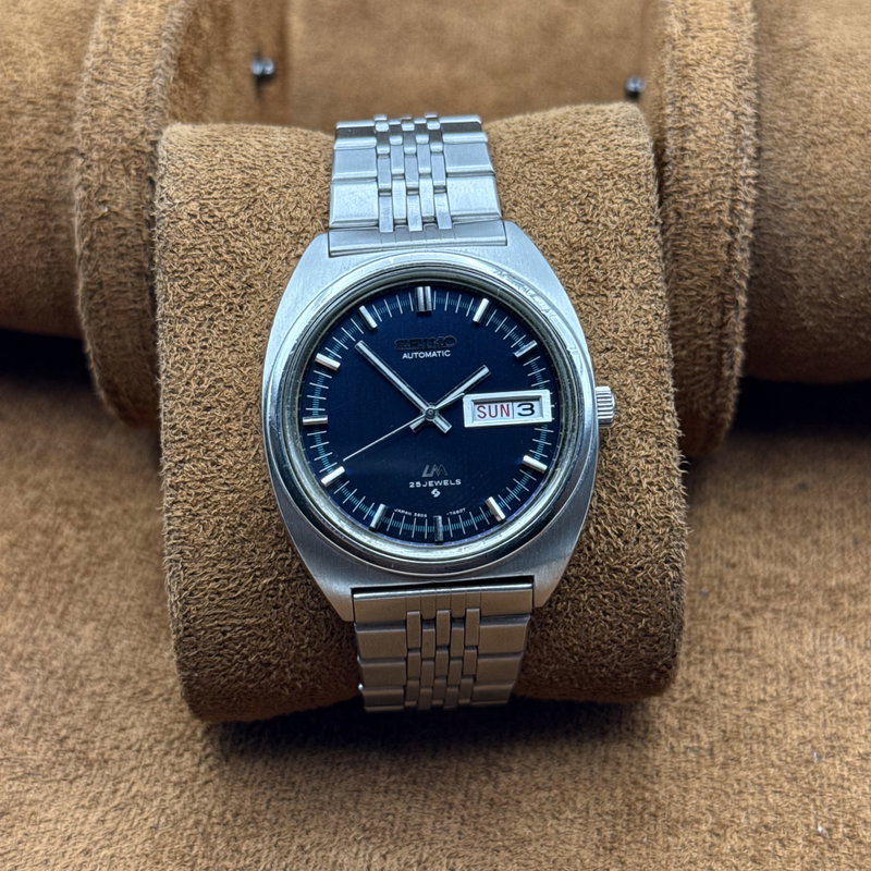 Seiko Seiko - Lord Matic "Blue Sunburst" 煌玉 (Kōgyoku) – Radiant Gem - No reserve price - 5606-7140 - Men - 1971 vintage watch - image 7