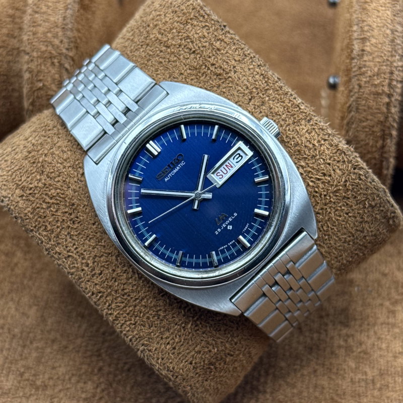 Seiko Seiko - Lord Matic "Blue Sunburst" 煌玉 (Kōgyoku) – Radiant Gem - No reserve price - 5606-7140 - Men - 1971 vintage watch - image 8