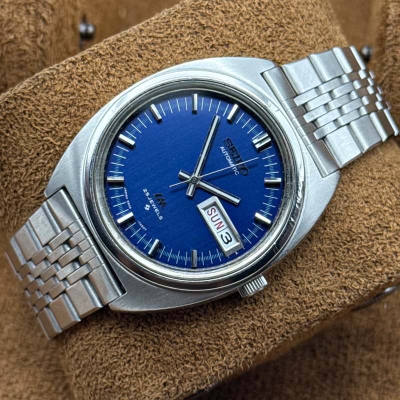 Seiko Seiko - Lord Matic "Blue Sunburst" 煌玉 (Kōgyoku) – Radiant Gem - No reserve price - 5606-7140 - Men - 1971 vintage watch - image 10